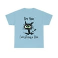 thumbnail image 2 of I'm Fine, Every Thing is Fine Unisex Heavy Cotton Tee, 2 of 9
