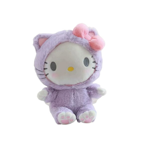 STEZYO 9.84-Inch Kitty Cat Plush,Cartoon Stuffed Animals Plush Character Figure Toy (Purple)