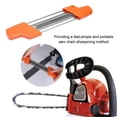 thumbnail image 2 of chainsaw sharpener, Chainsaw Chain Sharpener 2 in 1 Easy File Sharpening Grinder Tools for STIHL, File and Depth Gauge File in One Ergonomic Tool (White & Orange), 2 of 7