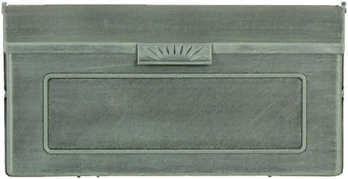 Special Lite Horizon Horizontal Wall Mount Mailbox - Verde Green Aluminum Mailbox for Wall Mount - SHH-1006-VG