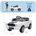 thumbnail image 2 of 12V Licensed Shelby Kids Electric Ride-On Car – Remote Control, Bluetooth, Shock Absorbers & LED Lights, 2 of 9