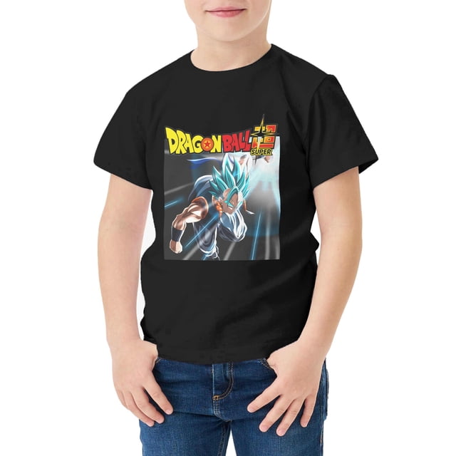 Camiseta Algodón de DBZ para niños