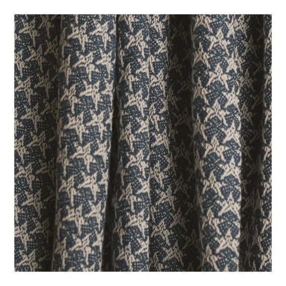 Manual Woodworkers & Weavers 46 x 67 in. Starry Throw, Blue & White