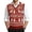 A04-Saffron, variant on Fair Isle Knit Sweater Vest for Men Soft Wool Blend V Neck Knitted Sweater Vest Christmas Style Slim Fit Business Casual Tops