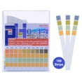 thumbnail image 1 of KDJ Plastic pH Test Strips, Universal Application (pH 0-14), 100 Strips | for Saliva, Soap, Urine, Food, Liquids, Water with Soil Testing, Lab Monitoring, etc., 1 of 10