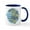 White/Navy Inside, variant on CafePress - Bumblebee Mugs - 11 oz Ceramic Mug - Novelty Coffee Tea Cup