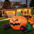 thumbnail image 4 of Decoración de Fantasmas Infles de Halloween, 1,2 M IP44, Impermeable, Decoración de Césped para Jardín, Fiesta en el Patio, Con Cable de Alimentació Largo, Cremallera, 4 of 7