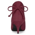 thumbnail image 3 of Unique Bargains Women's Pointy Toe Kitten Heel Ankle Booties, 3 of 6