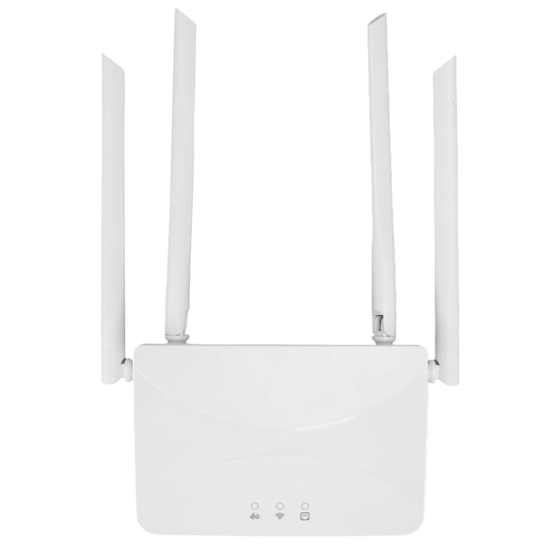 Enrutador KuWFi 4G LTE Con Ranura Para Tarjeta SIM, Enrutadores De Internet WiFi Inalámbricos Desbloqueados De 300Mbps Con 4 Antenas