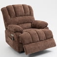 thumbnail image 2 of Trustyue Power Lift Recliner with Heating and Massage, USB and Type-C Ports, Chenille Brown, 2 of 7