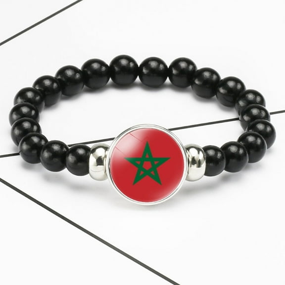 Uijokdef Acrecean Beaded Bracelet, Acrylic, Africa Countries