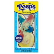 Peeps Hollow Decorated Tie Dye Milk Chocolate Easter Bunny, 2.1 oz