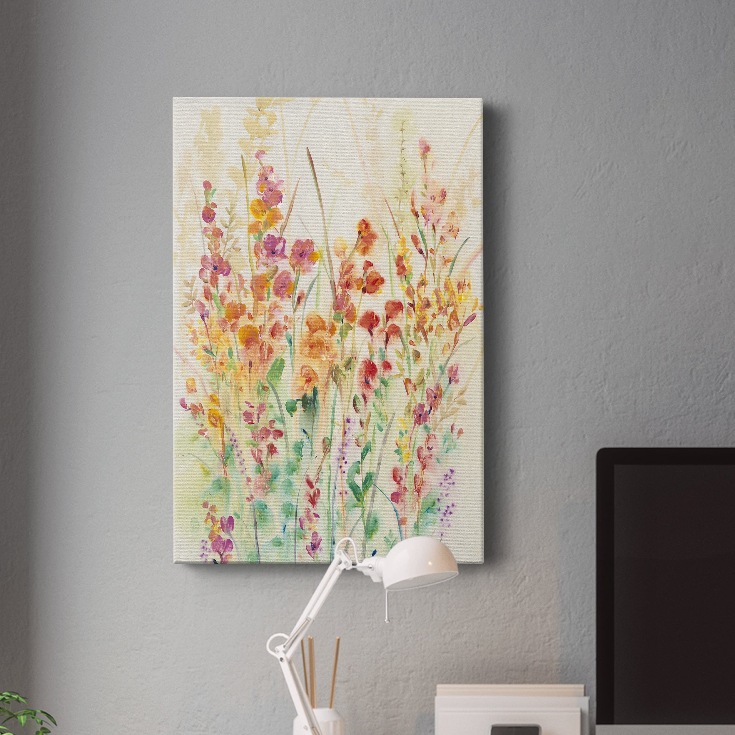 Brilliant Floral II Premium Gallery Wrapped Canvas - Ready to Hang