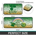 thumbnail image 3 of Faptoena St.Patricks Day Kitchen Rugs and Mats Sets of 2,St.Patrick's Day Decoration rubber dot Backing Non-Slip Absorbent Kitchen Mats for Sink,Waterproof Runner Rug for Laundry Room, 3 of 7