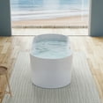 thumbnail image 3 of ANGELES HOME 67" Acrylic Freestanding Bathtub, Soaking White Bathtub with White Drain and Integrated Slotted Overflow Included, 78 Gallons, Glossy White, 3 of 15