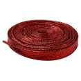 thumbnail image 2 of Santimon Glitter Sequin Shoelace Stylish Flat Shoe Lace For Sneakers/ Board Shoes/ Boots/ Canvas Sneakers 39" Red, 2 of 6