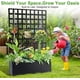 thumbnail image 4 of Pantalla de Privacidad con Macetero, Jardín Elevado Metálico con Enrejado y Ruedas, Maceteros para Patio, Caja con Drenaje para Plantas Trepadoras, Flores y Vegetales, 4 of 8