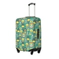 thumbnail image 2 of Uemuo Animals with Leaf Printed Washable Luggage Cover - Fashion Suitcase Protector Fits 18-32 Inch Luggage -Large, 2 of 9