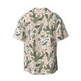 thumbnail image 5 of Salouo Halloween Cactus Pattern Cuban Collar Shirts for Men Button-Down Shirt Men's Short Sleeve Shirts Hawaiian Shirts Casual Shirts -Large, 5 of 6