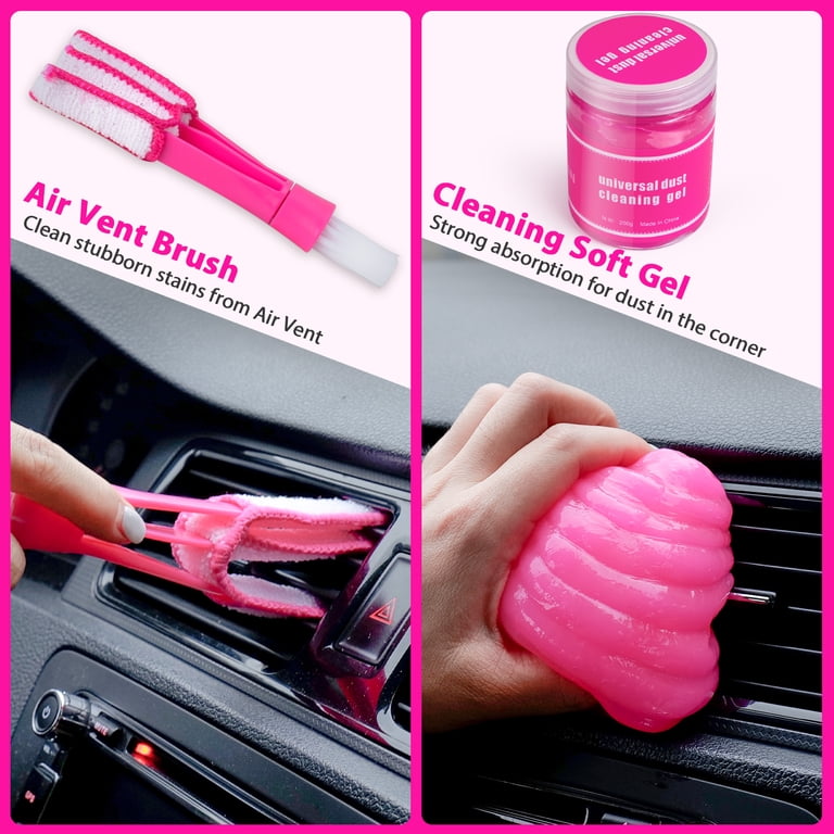 THINKWORK 20V Cordless Car Vacuum Detailing Kit, Pink photo 3