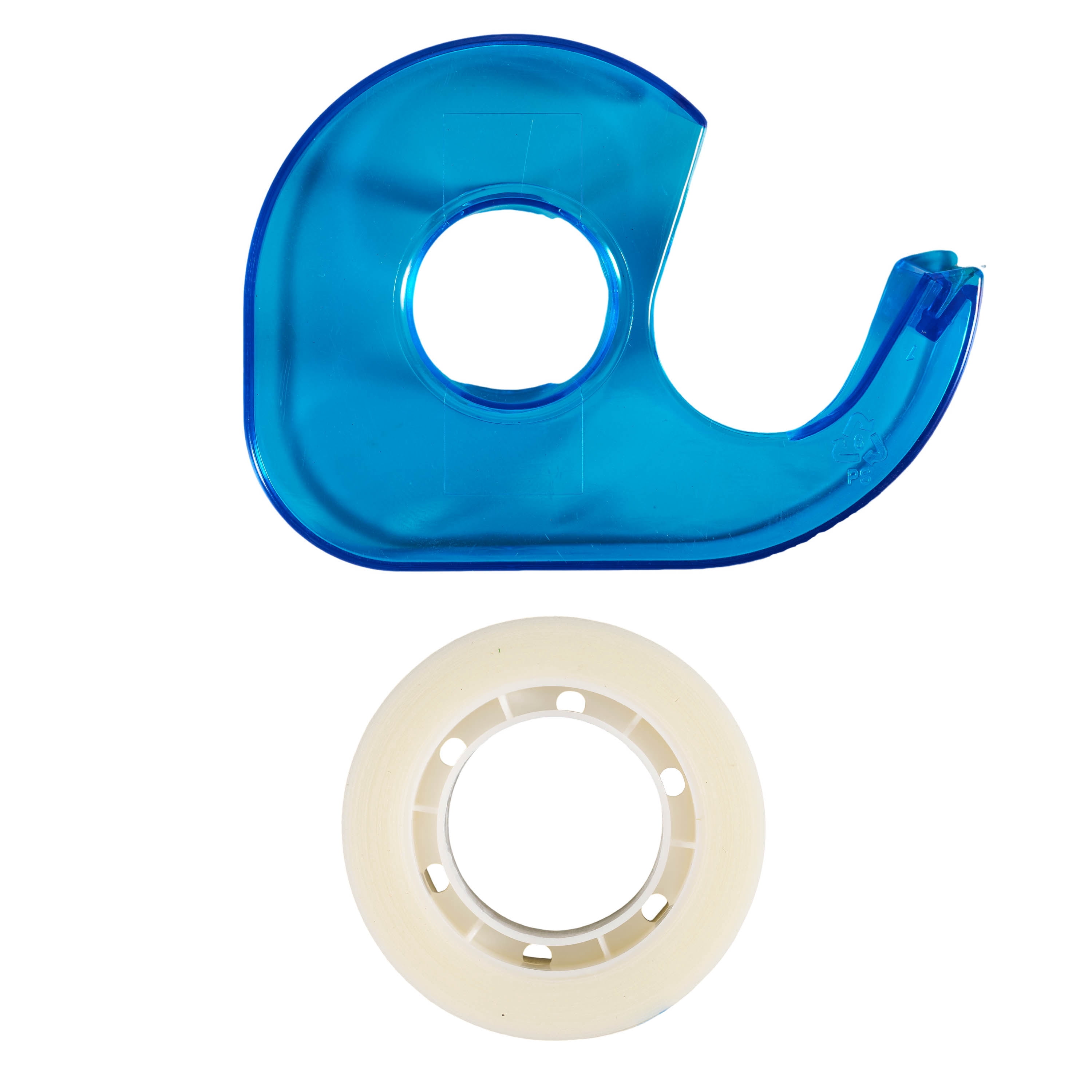 U Style Blue Tape Dispenser and 1 Roll of Tape