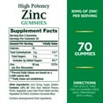 thumbnail image 4 of Nature's Bounty Zinc Immune and Antioxidant Support Gummies, Dietary Supplement, 30 Mg, Mixed Berry Flavor, 70 Count, 4 of 7