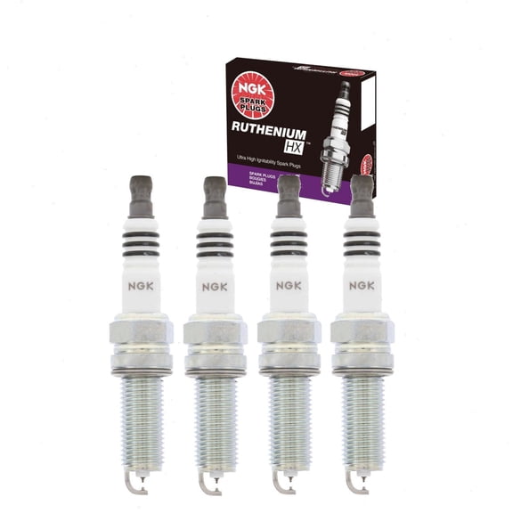 4 pc NGK Ruthenium HX Spark Plugs compatible with Kia Sorento 2.4L L4 2015-2020