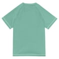 thumbnail image 6 of FORMRS Boys Rash Guard Short Sleeves Swim Shirt Quick Dry UPF 50+ Sun Protection, Sizes 3-12T, Big Pink Cheetah, 6 of 6