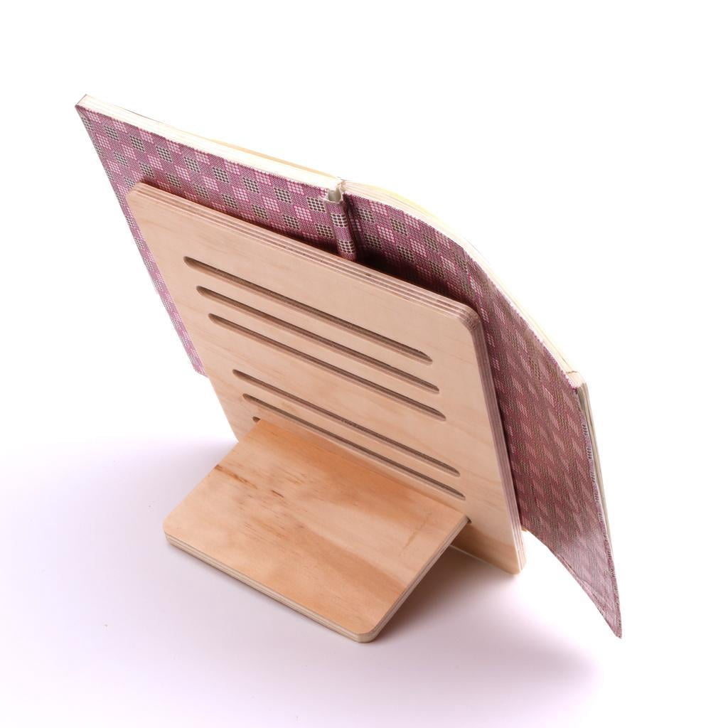 LeeQinersw Detachable Wood Desktop Bookstand Table Top Music Sheet Holder