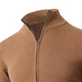 thumbnail image 4 of Frnrwgo Men's Cardigan Sweater Loose Fit Solid Color Long Sleeve Knit Casual Winter Outerwear Top, 4 of 5