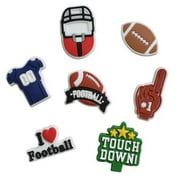 ITOUCHYOU 7PCS Football Sport Shoe Charms for Clog Accessories Pins Gift for Boys kids Girls