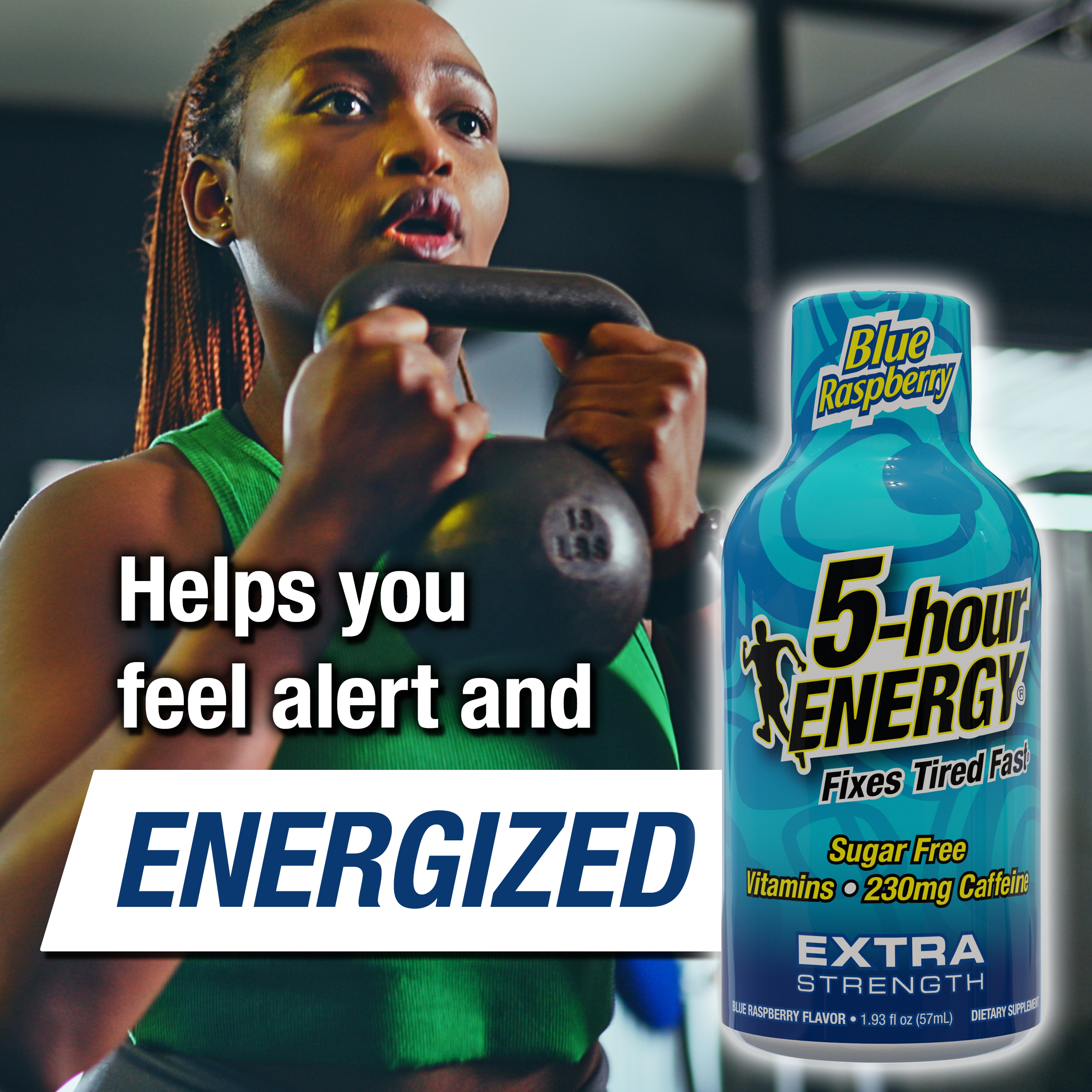 5-hour ENERGY Shot, Extra Strength, Blue Raspberry, 15 Count - image 3 of 8