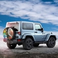 thumbnail image 5 of Lsque Pikmin Pattern Tire Covers - Tough Tire Wheel Protector for Truck, SUV, Trailer, Camper, RV - 17 inch, 5 of 7