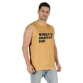 thumbnail image 2 of Inkmeso Printed Graphic World Okayest Dad T-Shirt For Mens Best Daddy Ever Gift T-Shirt, 2 of 7