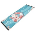 thumbnail image 2 of Calfs with Buoy in Running River Bedside Runner Rug 2'x 6' Non Slip Carpet Floor Mat Area Rug, 2 of 8
