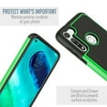 thumbnail image 4 of for Motorola Moto G Fast with Tempered Glass Phone Case Shock Proof Edges Hybrid Hard Back Slim Bumper Cover, 4 of 4