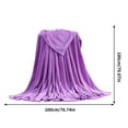 thumbnail image 2 of HongHeng Clearance Under $2.00 Super Soft Warm Warm Fleece Blanket Throw Rug Sofa Bedding, 2 of 4