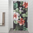 thumbnail image 2 of Pioneer Flower Floral Print Pattern Shower Curtain 36"x72" ,Bathroom Decorative Shower Curtains Set with 12 Hooks,Modern Waterproof Washable Shower Curtain, 2 of 6