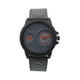 thumbnail image 1 of Reloj Zeit/hombre/tacto piel/gris/caja negra manecillas naranjas Zeit Tactopiel, 1 of 1