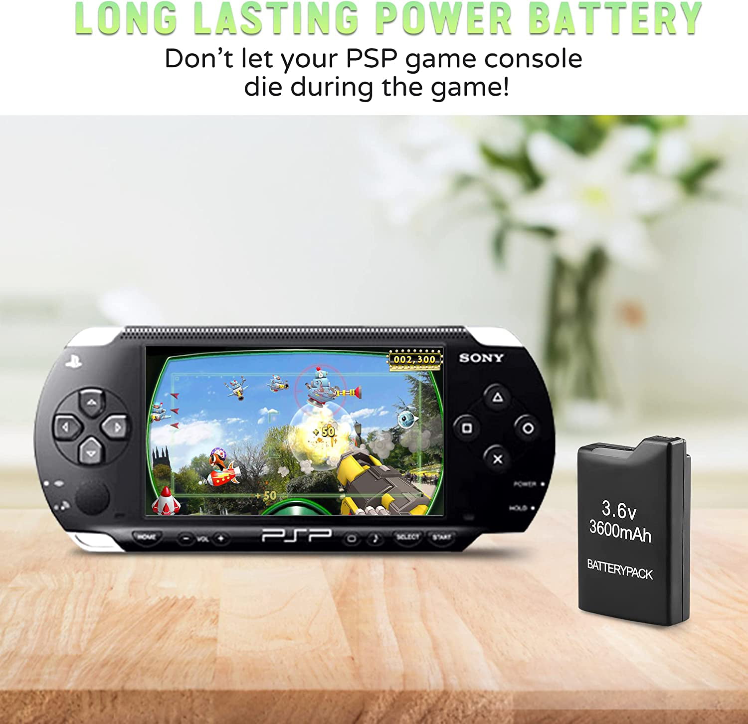 AccuPower Akku passend für Sony PSP, PSP-110 - OnlineShop