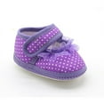 thumbnail image 6 of Newborn Baby Girl Soft Sole Lace Shoes Anti-slip Cotton Prewalker Walking Shoes 3-12M, 6 of 7