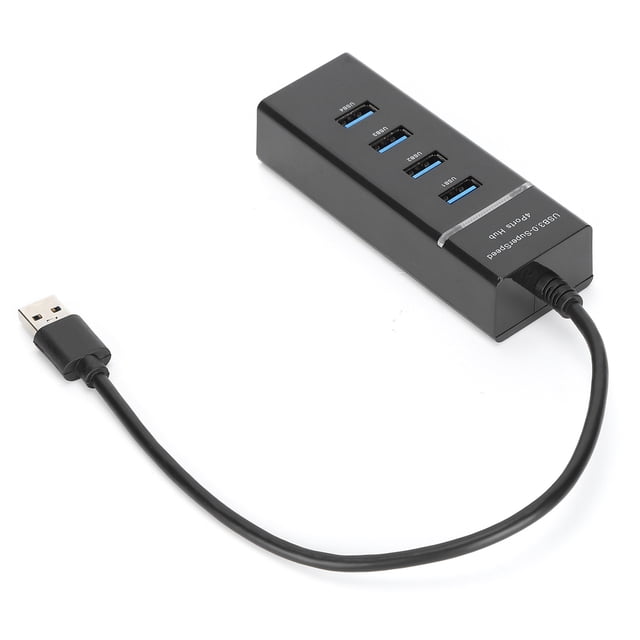 Répartiteur USB 4 Ports 3.0, Rappel Intelligent 5Gbps HUB USB 3.0 Portable Partout