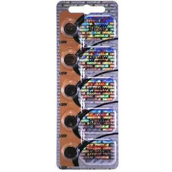 Maxell 366 / SR1116SW 1.5V Button Battery, Watch Battery - 5 Pieces