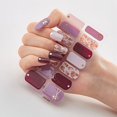 thumbnail image 2 of 20 Colors High Quality Nail Wraps Full Cover Nail Stickers Colorful Decals For Nail Art, 2 of 5