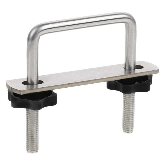 Universal Roof Rack Clamp for Car Luggage Rack Silver Metal Plastic Easy Installation Secure Grip