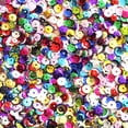 thumbnail image 4 of Sequins Crafts, 24 Colors 5mm 21600 Pieces Sequins Compatible with Crafts with Box, Colorful Sequins Compatible with DIY, Making Wedding Decoration, 4 of 5
