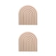 thumbnail image 2 of Yuarrent Posavasos aislantes en forma de arcoíris, alfombrillas para botellas, reutilizables, resistentes al calor, gruesos, antiescaldado, accesorios de Type2 NO2 Yuarrent CBP163335, 2 of 5