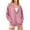 Pink #1, variant on Zip Up Hoodies for Women 2025 Fall Winter Long Sleeve Plain Basic Hooded Sweatshirt with Pockets Jacket Coat