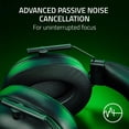 thumbnail image 4 of Razer BlackShark V2 X Xbox Gaming Headset: 50mm Drivers - Cardioid Mic - Lightweight - Comfortable, Noise Isolating Earcups - for Xbox Series X, Series S, PS5, PC, Switch via 3.5mm Audio Jack - Black, 4 of 5
