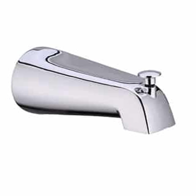 Llave Salida Tina Empotrable Pared Alfa Cromado Con Desviador